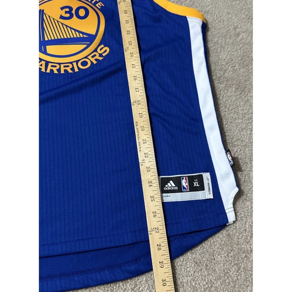 Stephen Curry Adidas 2015 2016 NBA Finals Warriors Jersey Size Youth XL +2" - Picture 7 of 13